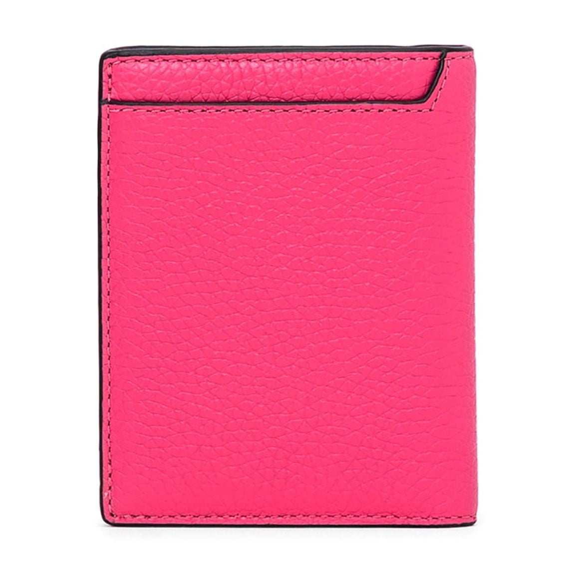 Michael Kors Pebbled Leather Snap Double Folio Card Case (Jungle