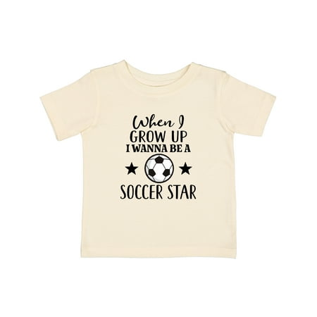

Inktastic Future Soccer Star Gift Baby Boy or Baby Girl T-Shirt