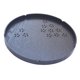 thumbnail image 4 of Bandeja redonda de cocina para servir, plato de madera para servicio de cafetería y comedor negro - 27cm Zulema Bandeja para servir comida, 4 of 8