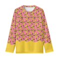 thumbnail image 4 of DISNIMO Banana Print Boys T Shirt Long Sleeve T Shirts for Kids Crew Neck Tshirt Girls Cute T-Shirts for 3-4 Year Old Girls Clothes Long Sleeve Shirts for Boys Soft Shirts Kids Fall Outfits, 4 of 7