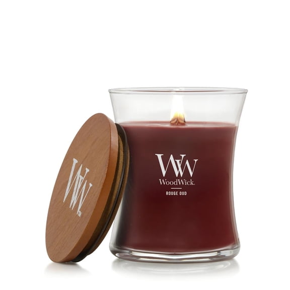 ROUGE OUD WoodWick 10oz Medium Jar Candle