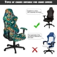thumbnail image 5 of TSOVTHRID Boho Mandala Flower Butterfly Print 4 Pieces Gaming Chair Covers with Armrest Covers Dustproof Scratch Resistant Gaming Chair Cover Set Elastic Computer Chair Seat Slipcovers, 5 of 7