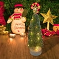 thumbnail image 2 of Christmas sale! Mini LED Christmas Tree, 3 Pcs Glitter Desktop Christmas Tree, Decorative Table Light for Artificial Christmas Tree, Battery Operated for Christmas Tree Ornament, 2 of 6