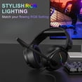 thumbnail image 2 of USB Pro Gaming Headset for PC - 7.1 Surround Sound Headphones with Noise Cancelling Microphone- Memory Foam Ear Pads RGB Lights for Laptops, 2 of 8