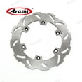 thumbnail image 3 of Arashi Front Rear Brake Discs Rotors w/Mounting Bolts Screws for Suzuki RM125 RM250 1989-1999 / RMX250S 1992-1998 / DRZ400E DR-Z400E 2000-2008 / DRZ400S DR-Z400S 2000-2009 Motorcycle Accessories, 3 of 4