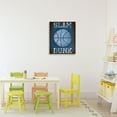 thumbnail image 2 of Stupell Industries Slam Dunk Navy Blue Sports Canvas Wall Art, design by Marcus Prime, 20 x 16, 2 of 7
