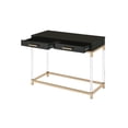 thumbnail image 2 of Acme Furniture 82348 Table console, finition noire et dorée, 2 of 3