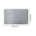 thumbnail image 3 of Plush Bath Mat, Non-Slip Absorbent Microfiber Door Mat, Thick Cushion Soft Bathroom Rug, Machine Washable Floor Mat for Bath Shower Entrance, 32x18 Inches, 3 of 11