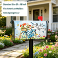 Mail Box In Spring XIBUFE Spring Floral Blooms Bicycle Mailbox Covers Magnetic Standard ...