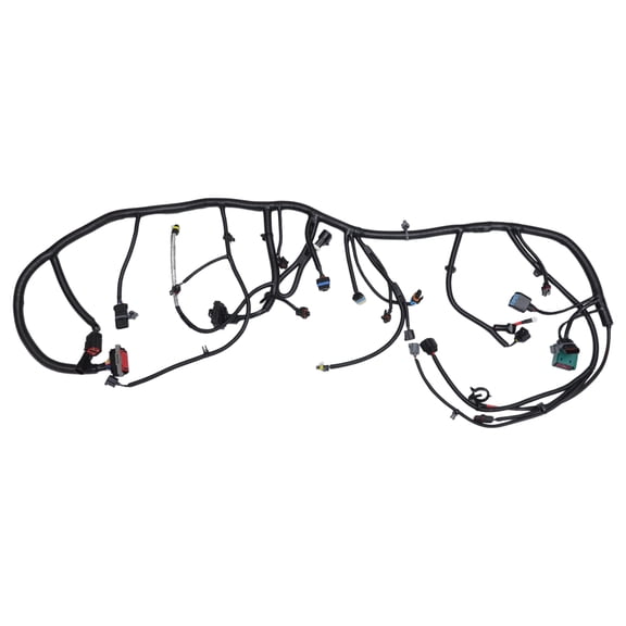 Arnés de cableado del motor Unique Bargains No.4C3Z12B637AA para Ford F-350 Super Duty 2004 Conector de sensor de motor y transmisión Negro 1 Pcs