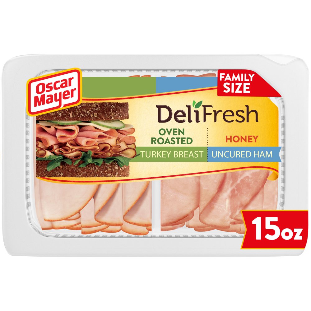 Oscar Mayer Deli Fresh Oven Roasted Turkey Breast & Honey Uncured Ham