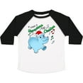 thumbnail image 3 of Inktastic I Want a Hippopotamus for Christmas Hippo in Santa Hat Boys or Girls Toddler T-Shirt, 3 of 5