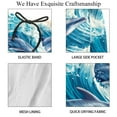 thumbnail image 4 of luoweisi Men's Beach Shorts Quick Dry Swim Trunks with Mesh Lining Dolphin XL, 4 of 5
