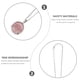 thumbnail image 3 of 2 colgantes de árbol de la vida de cristal rosa, adornos para el cuello, cadenas para el cuello, anillos para el cuello, 3 of 5
