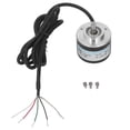 thumbnail image 1 of 2 Phase Incremental Rotary Encoder 50mm Outer Diameter IP50 PNP Rotary Encoder DC5?24V 600P/R, 1 of 5