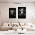 thumbnail image 4 of Elephant Stock King Of Kings Wall Art - Vertical Multi Panel Canvas - Living Room Wall Decor - Animal Multi Panel - Black And Gray Decor By Design Fabrikken - 36" x 57", 4 of 8