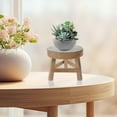 thumbnail image 3 of TABLETREANDS 1Set Khaki Rectangular Planter Holder for Indoor and Outdoor Plants 17.8X17.8X6.1In, 3 of 7