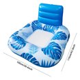 thumbnail image 3 of Balsa Flotante para Sillas Inflables Playa Verano Al Aire Libre para Adultos (azul Cielo), 3 of 9
