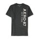 thumbnail image 1 of Aeropostale - Camiseta adornada con logotipo vertical para hombre, gris, extra pequeÃ±a Aeropostale Camiseta adornada, 1 of 2