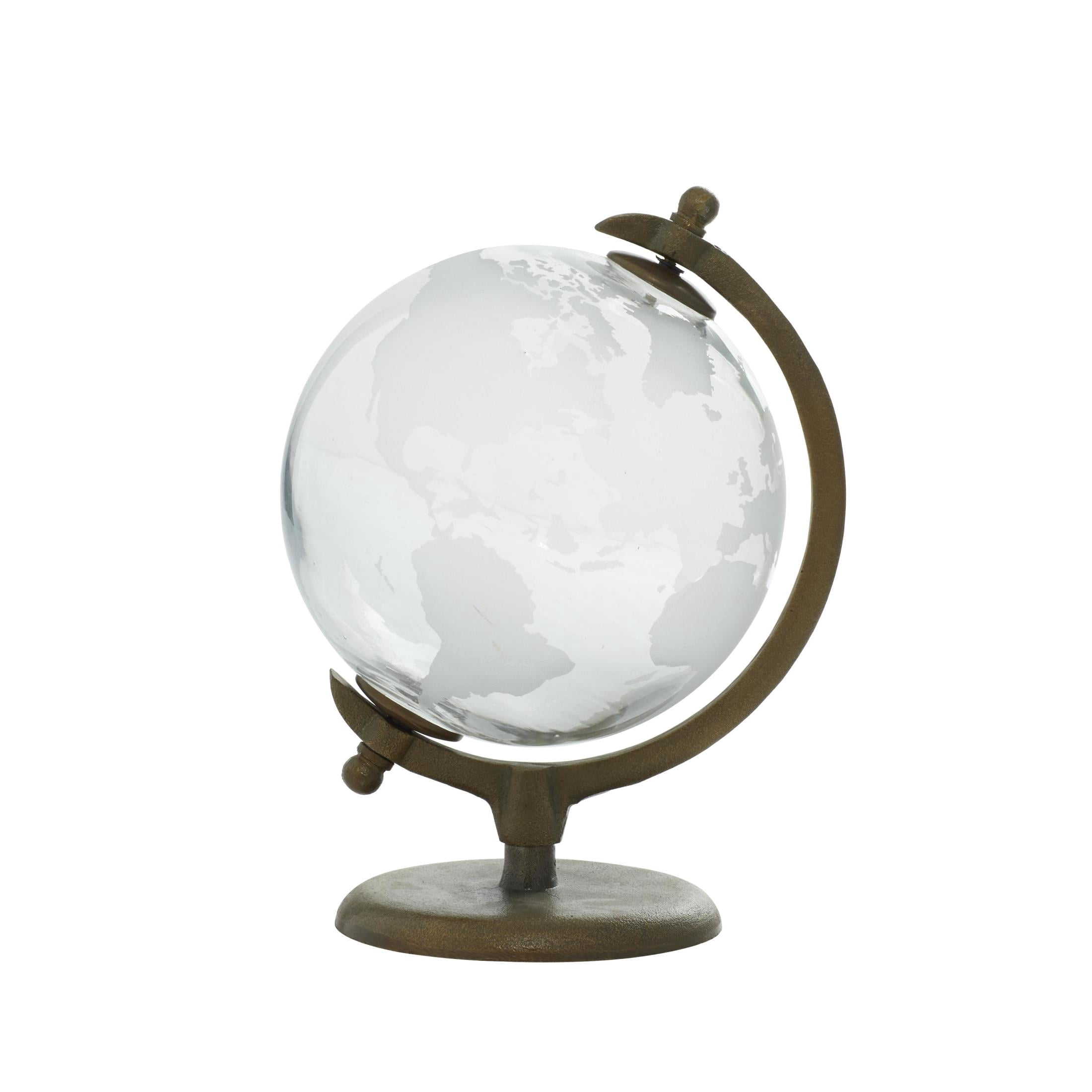 DecMode 9" Bronze Globe with Tiered Base