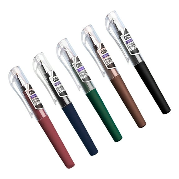 AOOOWER Short Mini Gel Ink Pen Quick Drying Office Signing Pen For Writing Journaling
