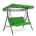 thumbnail image 1 of JUNWELL 3-Person Outdoor Patio Swing Chair  Hanging Glider Porch Bench for Garden  Poolside  Adjustable Shade  (Only Cover without Swing Chair), 1 of 5