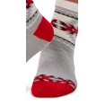 thumbnail image 3 of Airplus Dual Layer Holiday Crew Socks, Women's Medium Aztec Print, Size 5-10, 3 of 4