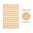 thumbnail image 2 of Uxcell 5 Sheets/480Pcs Screw Hole Stickers, 15mm Khaki Self-Adhesive Screw Cover Sticker, 2 of 6