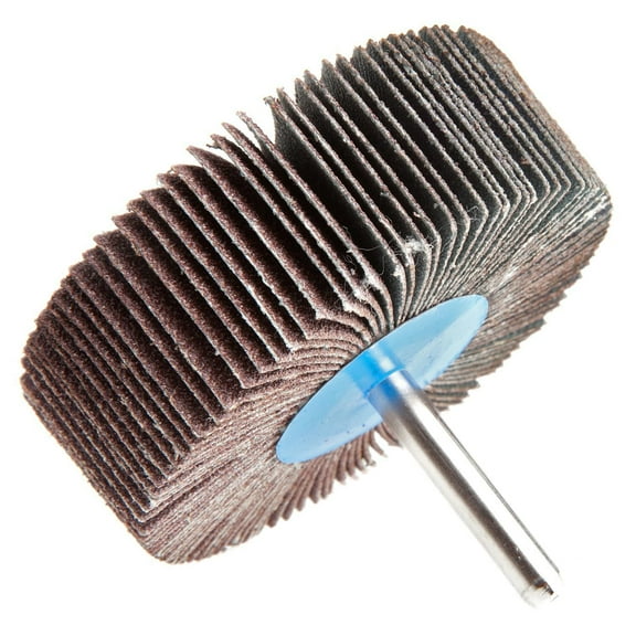 Forney Industries Forney 60182 Flap Wheel, Shank Mounted, 3 in x 1 in, Grit: 80