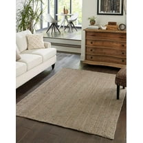 Agro Richer Grey Dye Rectangle Jute Area Rugs for Living, Carpet for Kitchen outdoor & Indoor (2.6x15" Feet)
