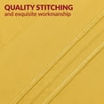 thumbnail image 4 of Mellanni Microfiber Pillowcases with Envelope Closure, Standard / Queen, Yellow, 2 Piece, 4 of 7