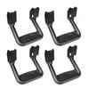 Bully BBS-1103-2 Universal Truck Black Powder Coated Side Step Set, 4 Pieces (2 Pairs), Includes Mounting Brackets