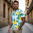 thumbnail image 3 of Binienty Tropical Golf Matching Couple Golf Shirts Lightweight Moisture Wicking Couple Shirt Comfortable Zip Up Collar Athletic Tops for Workout Pickleball Running, 3 of 7