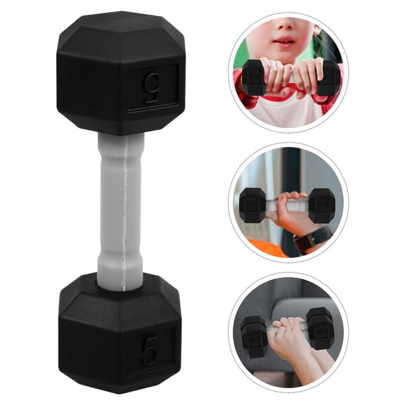 OATIPHO Silicone Black Dumbbell for Physical Training and Performance Use
