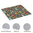 thumbnail image 4 of Naloa Cute Animal Forest Dish Drying Mat for Kitchen Counter, Heat Resistant Drainer Mats, Absorbent Draining Mat,Dish Rack Pad,16"x18", 4 of 8