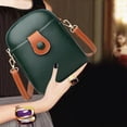 thumbnail image 2 of TAZAG Women's Small Soft Leather Mobile Wallet with Adjustable Shoulder Strap Crossbody Bag, 2 of 2