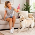thumbnail image 3 of Squeaky Tennis Ball Bottle Dog Toy, Interactive Chew Fetch Toy for Play, Fun Durable Pet Toy for Small Dogs(9.65*2.95in,Green), 3 of 8