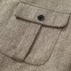 thumbnail image 5 of pstuiky Camisetas sin mangas para hombre, Chaleco informal de color liso con bolsillos y solapa para hombre Camisas para hombres l, 5 of 7