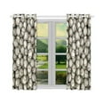 thumbnail image 2 of MYPOP Baseball Window Curtain Kitchen Curtain 26x39 inches (Two Piece), 2 of 3