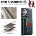 thumbnail image 4 of ELEHOLD for Samsung Galaxy S22 Plus Detachable Wallet Case Premium PU Leather 2-in-1 Magnetic Removable Zipper Card Holders RFID Blocking Shockproof Protection Kickstand Leather Case,black, 4 of 9