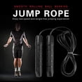 thumbnail image 2 of Cuerda para saltar ajustable, cuerda para saltar para Fitness, asas suaves para ejercicios, entrenamiento de resistencia y velocidad, 2 of 3
