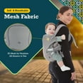 thumbnail image 6 of Safety 1st Cool Breeze All-Season Baby Carrier Breathable and Adjustable Toddler & Newborn Carrier, 6 of 9