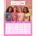 thumbnail image 7 of Sweet & Sassy Girls' Pajamas - 2 Pack Sleep Shirt Nightgown Pajamas (Size: 4-14), 7 of 7