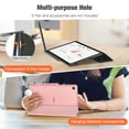 thumbnail image 4 of Fintie SlimShell Case for Samsung Galaxy Tab S6 Lite 10.4 Inch 2024/2022/2020 with S Pen Holder, Lightweight Stand Translucent Frosted Back Cover, Auto Wake/Sleep, Navy, 4 of 10
