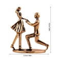 thumbnail image 5 of Yihuala Exquisited Metal Couple Figurine Statue With Romance Design For Tabletop Decoration Shelf Display Sculpture Figure, 5 of 16