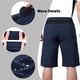 thumbnail image 3 of Pantalones cortos de bicicleta de montaña Ally 4D acolchados y holgados para ciclismo, azul marino, XXL, 3 of 9