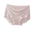thumbnail image 2 of HVOBTTY Breathable Panties for Women, Womens Underwear, Women's Loose Seamless Mid-waist Breathable and Comfortable Briefs Purple, L, 2 of 4