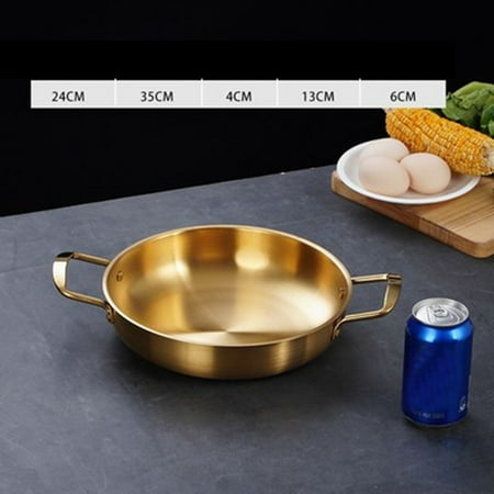 

Seafood pot stainless steel double ear thickened hot Korean style kimchi pot