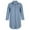 Light Blue, variant on LLYwey s Sundresses for Women 2024 Lapel Button Fashion Casual Solid Color Pocket Long Sleeve Shirt Dress New Ball Gown Dresses Black Xxl