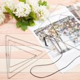 thumbnail image 5 of 1Set Iron Linking Rings for Woven Net/Web with Feather Making Home Wall Decoration Triangle & Square Platinum 16pcs/set, 5 of 7